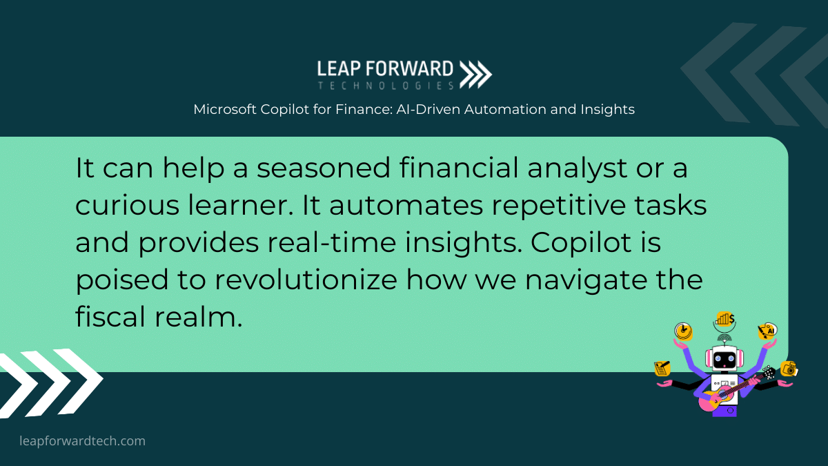 It can help a seasoned financial analyst or a curious learner
