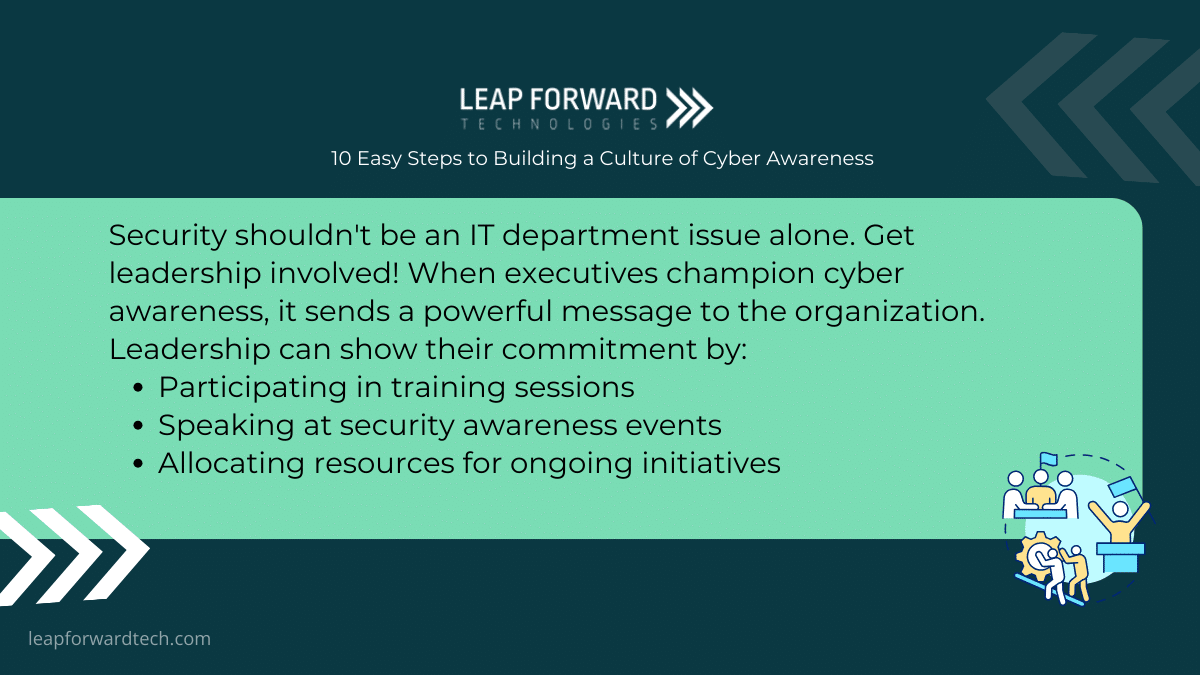 Start with Leadership Buy-in