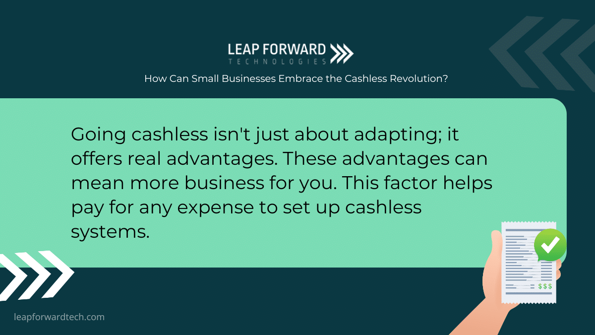 Benefits of Cashless Payments