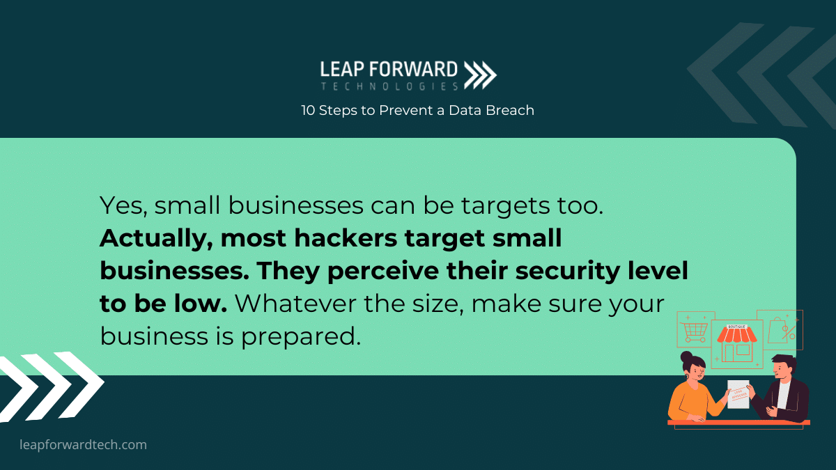 Can small businesses be targets for data breaches