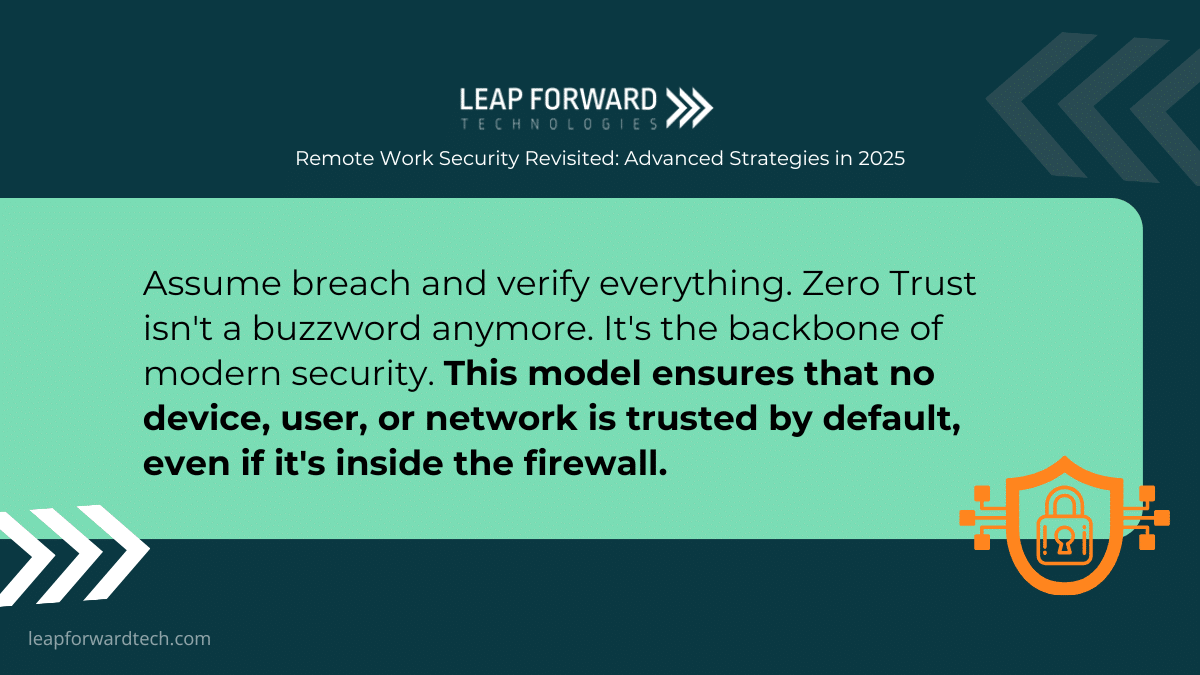 Embrace Zero Trust Architecture
